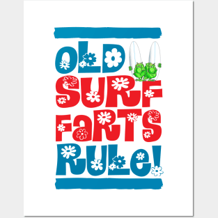 Surf farts (Man) Posters and Art